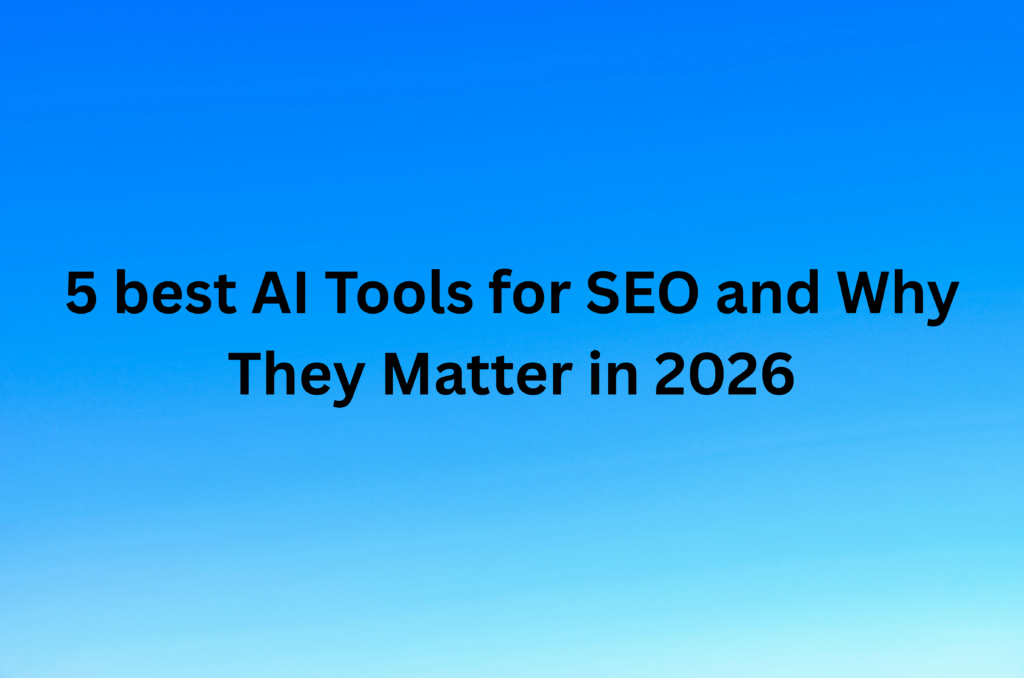 5 best ai tools