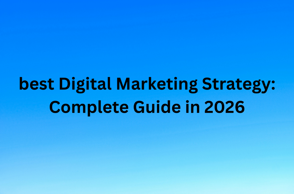 digital marketing strategy