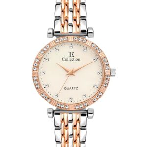 Round Studded Dial Watch for Women