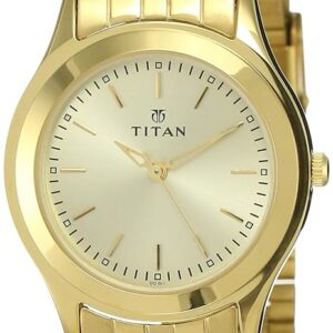 Titan Analog Gold Dial Men's Watch