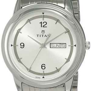 Titan Karishma Analog Silver Dial Men's Watch